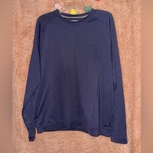 Blue-Gray Peter Millar performance pullover